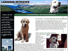 Tablet Screenshot of der-labrador.com